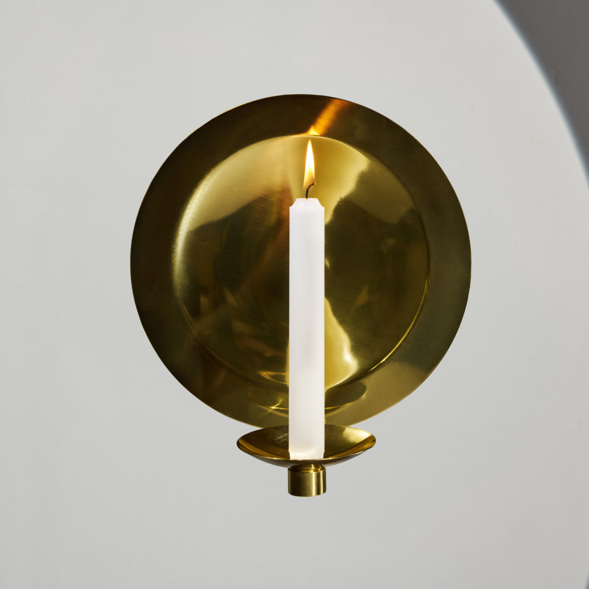 Uusikuu-kynttilälampetti, messinki