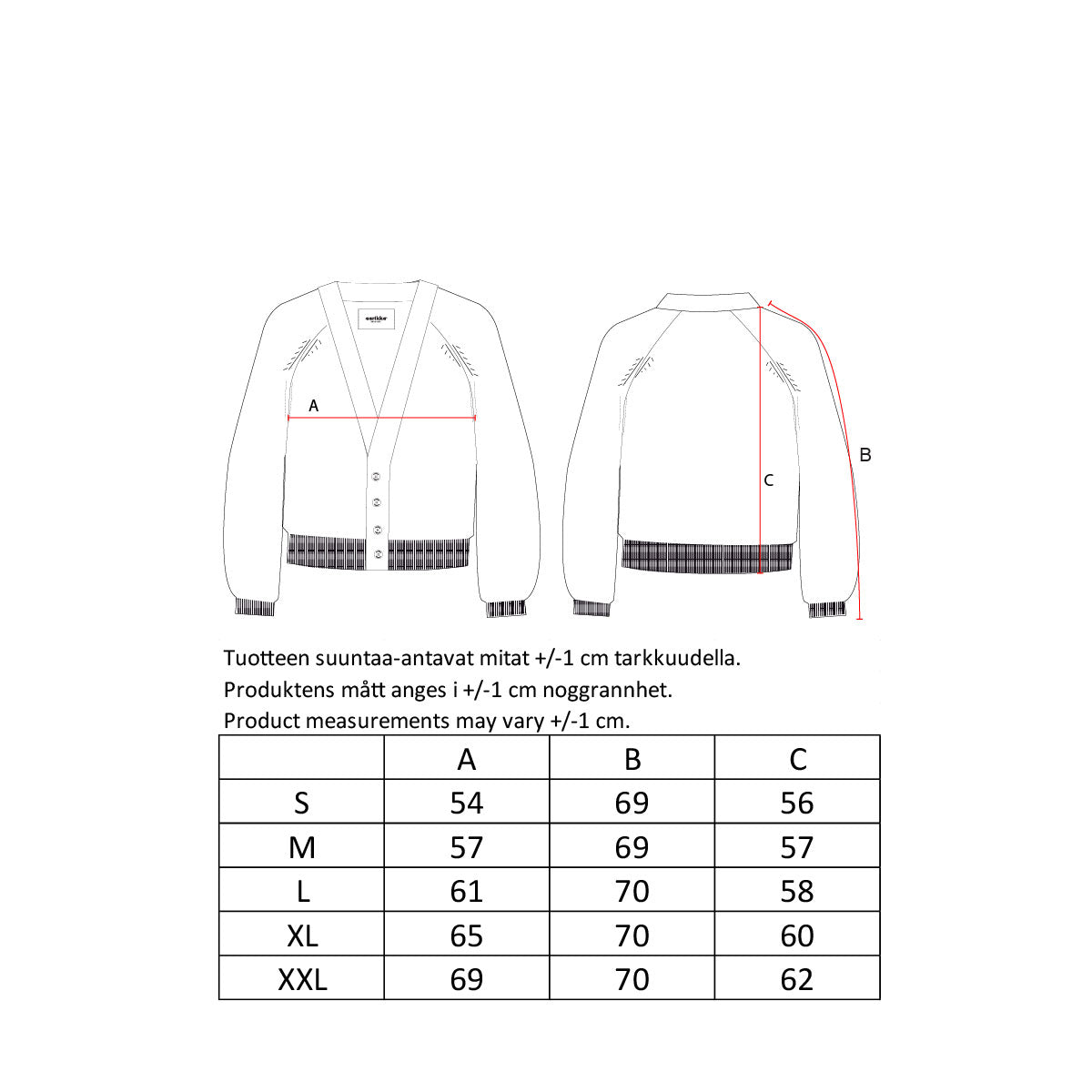 Saimi-neuletakki, vaaleanpunainen
