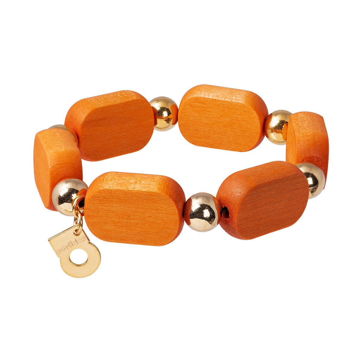 Saimi-rannekoru, oranssi ja kulta