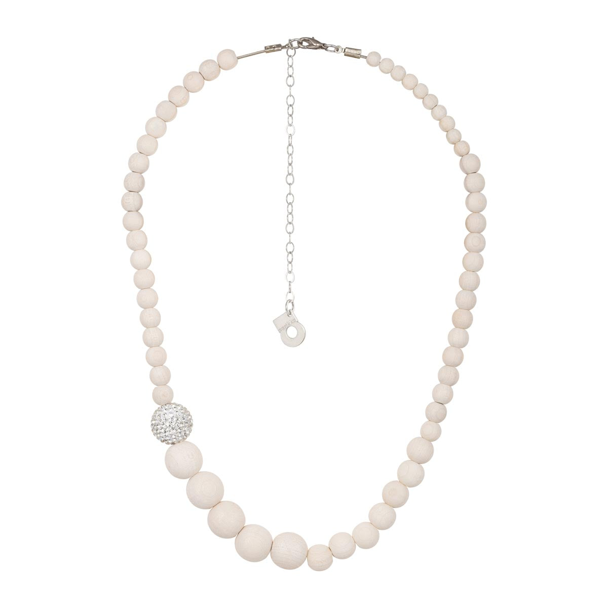 Bertta-kaulakoru, luonnonvalkoinen
