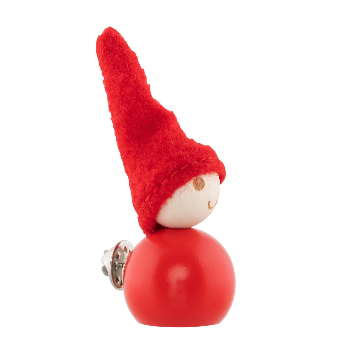 Tonttu-pinssi, punainen