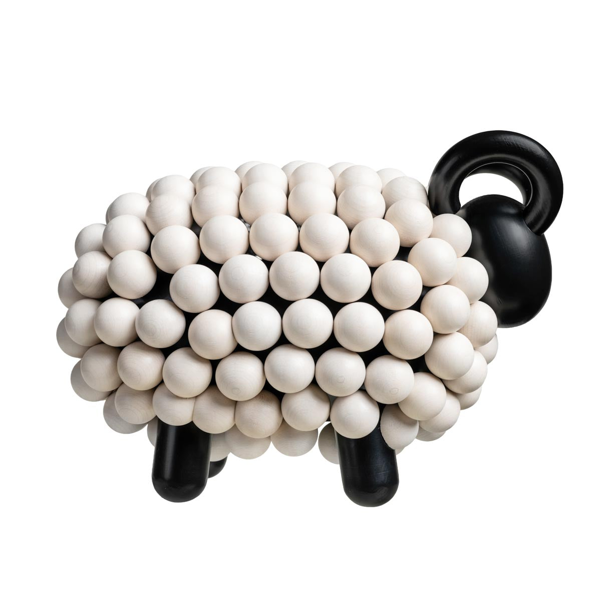 Pässi-veistos, valkoinen