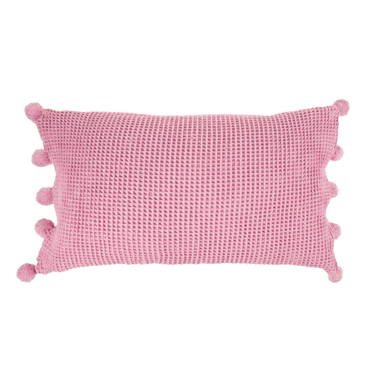 Pom pom-tyynynpäällinen, pinkki