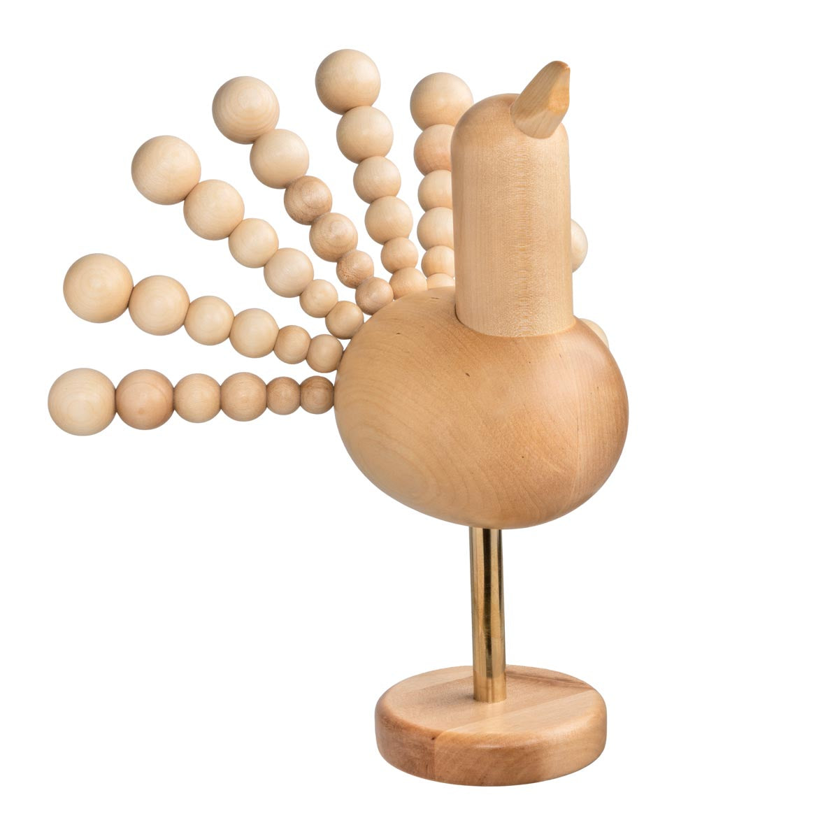 Metso-veistos, 24 cm, lakattu puu