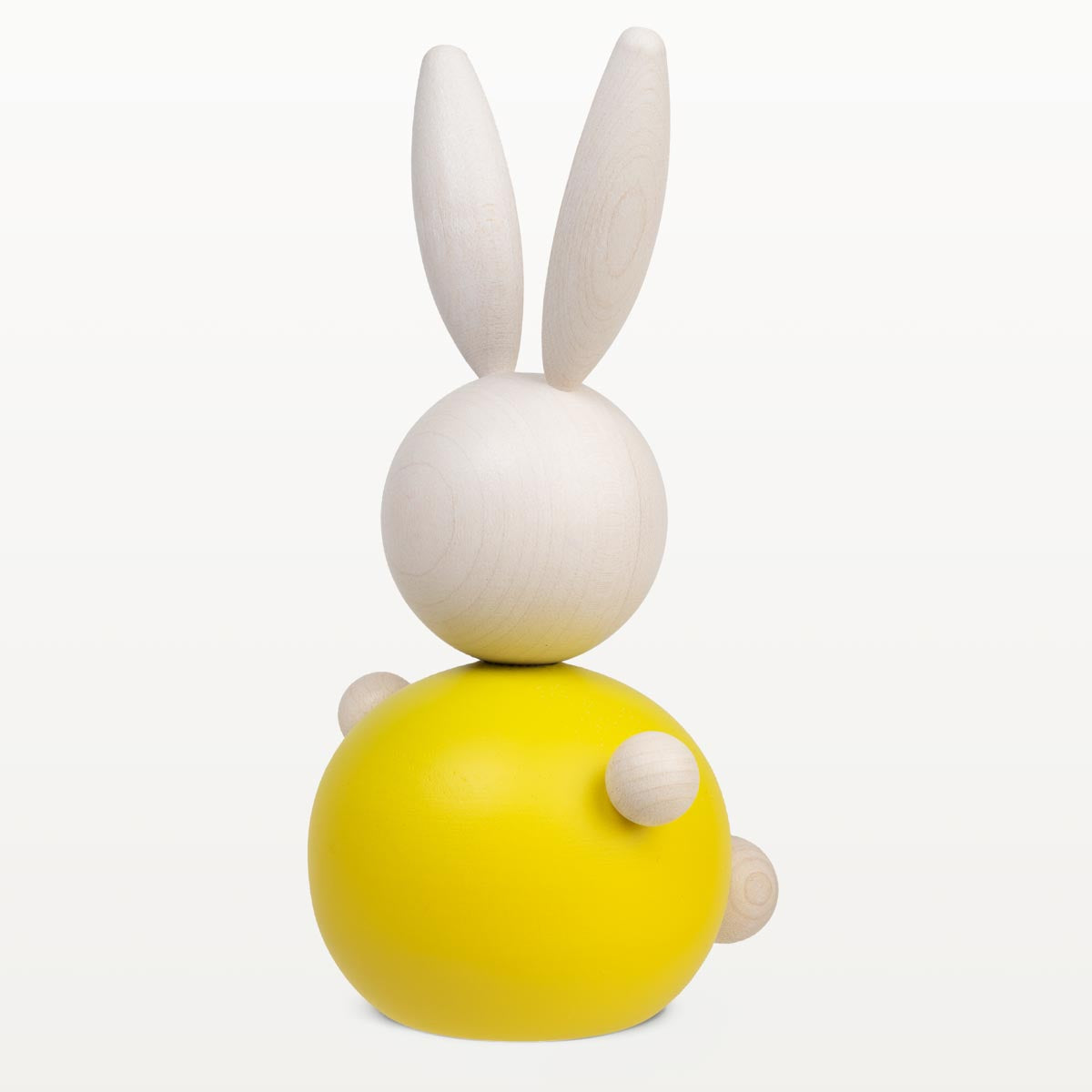 Pupujussi-puufiguuri, 16 cm, keltainen
