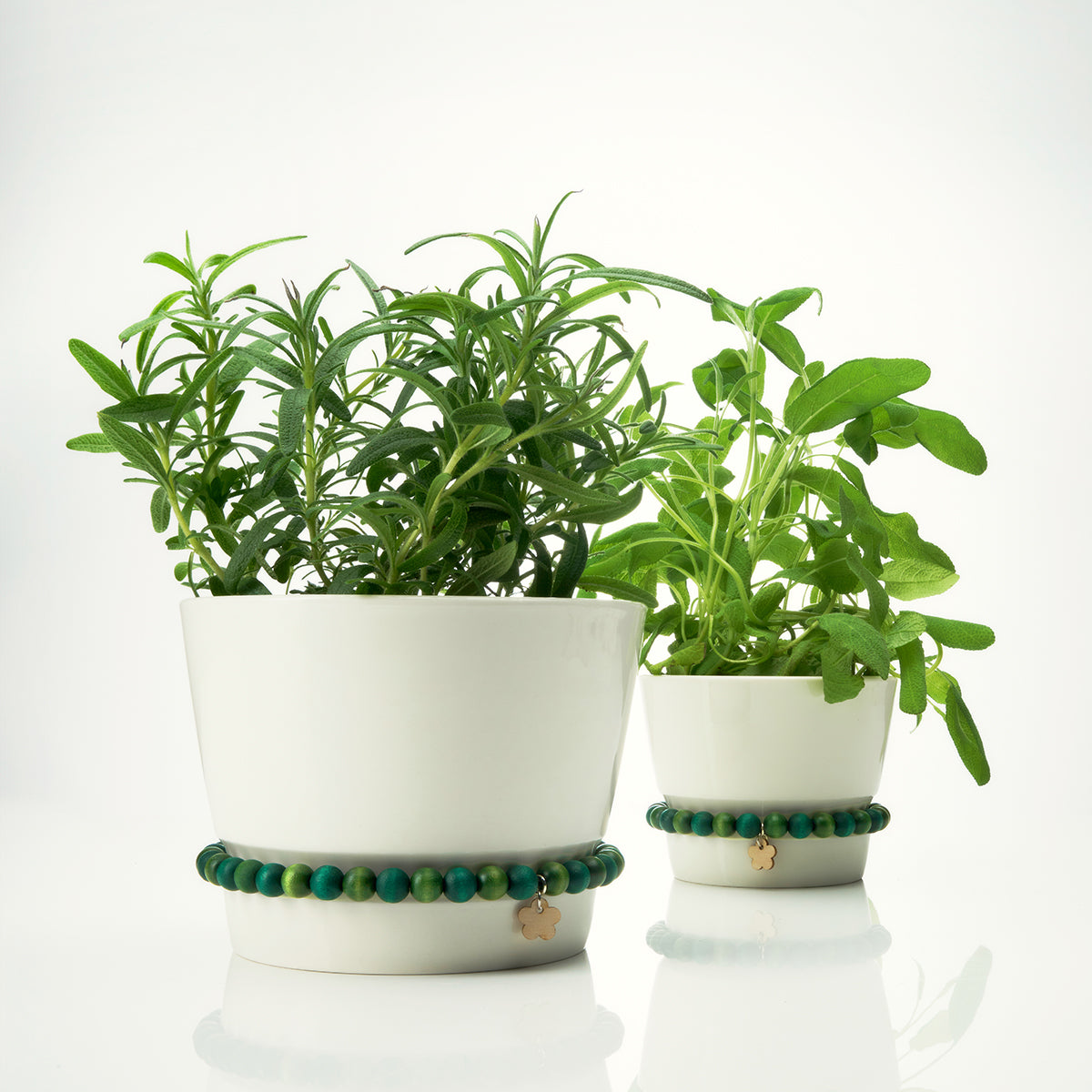 Nuppu-kulho, vihreän sävyt, 11 cm