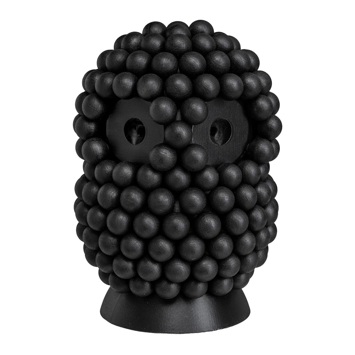 Helmipöllö-veistos, 16,5 cm, musta