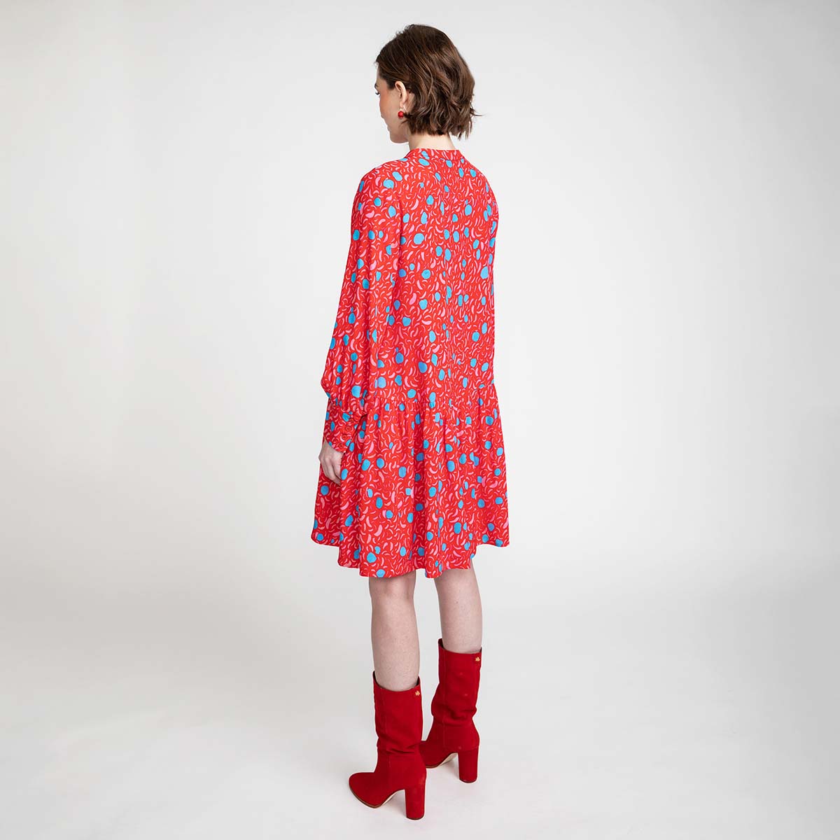 Miliina-mekko, Tuovi, punainen
