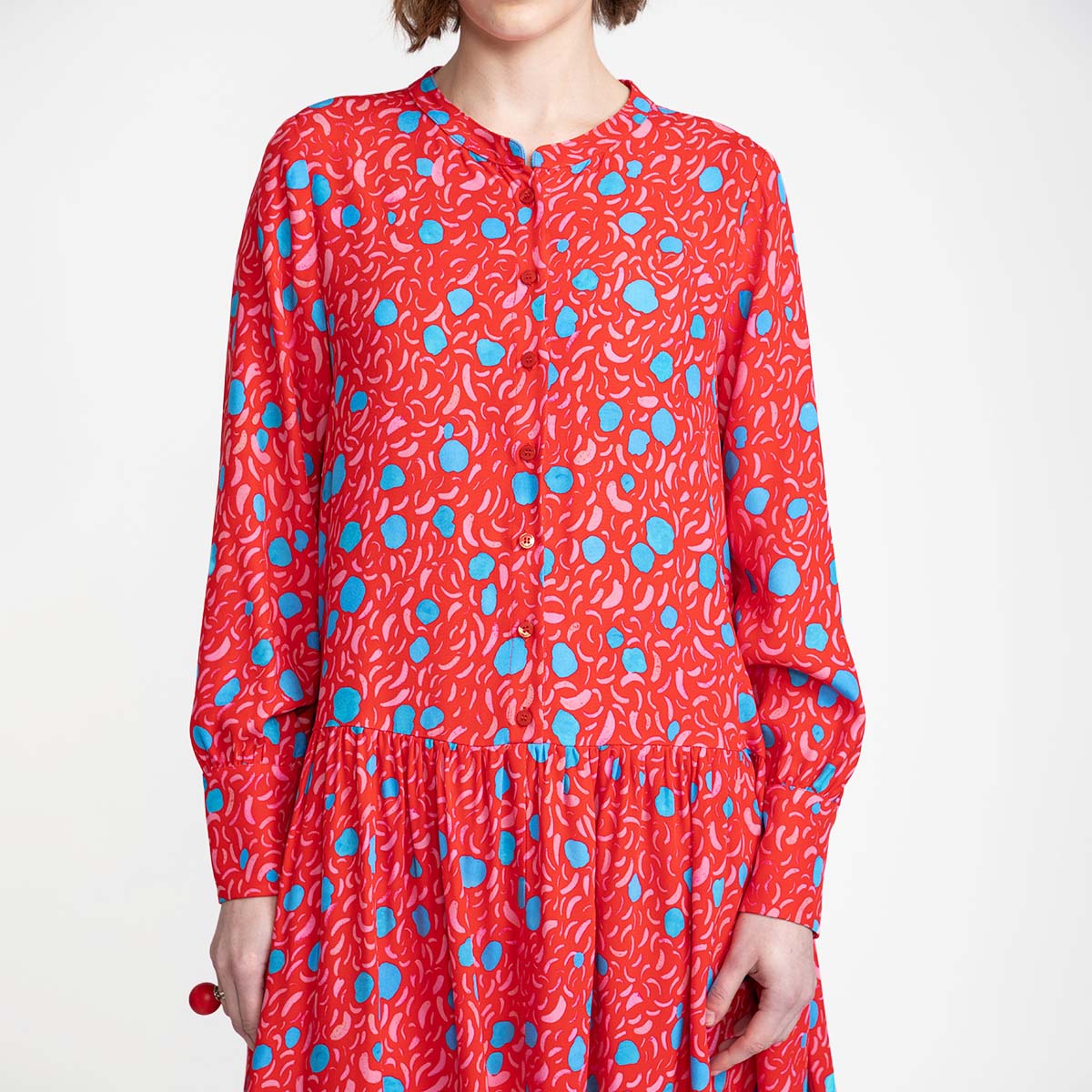 Miliina-mekko, Tuovi, punainen