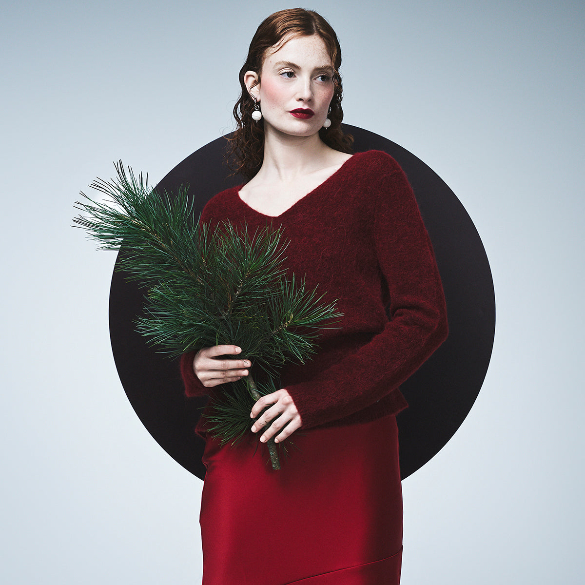 Senora-neulepaita, tummanpunainen