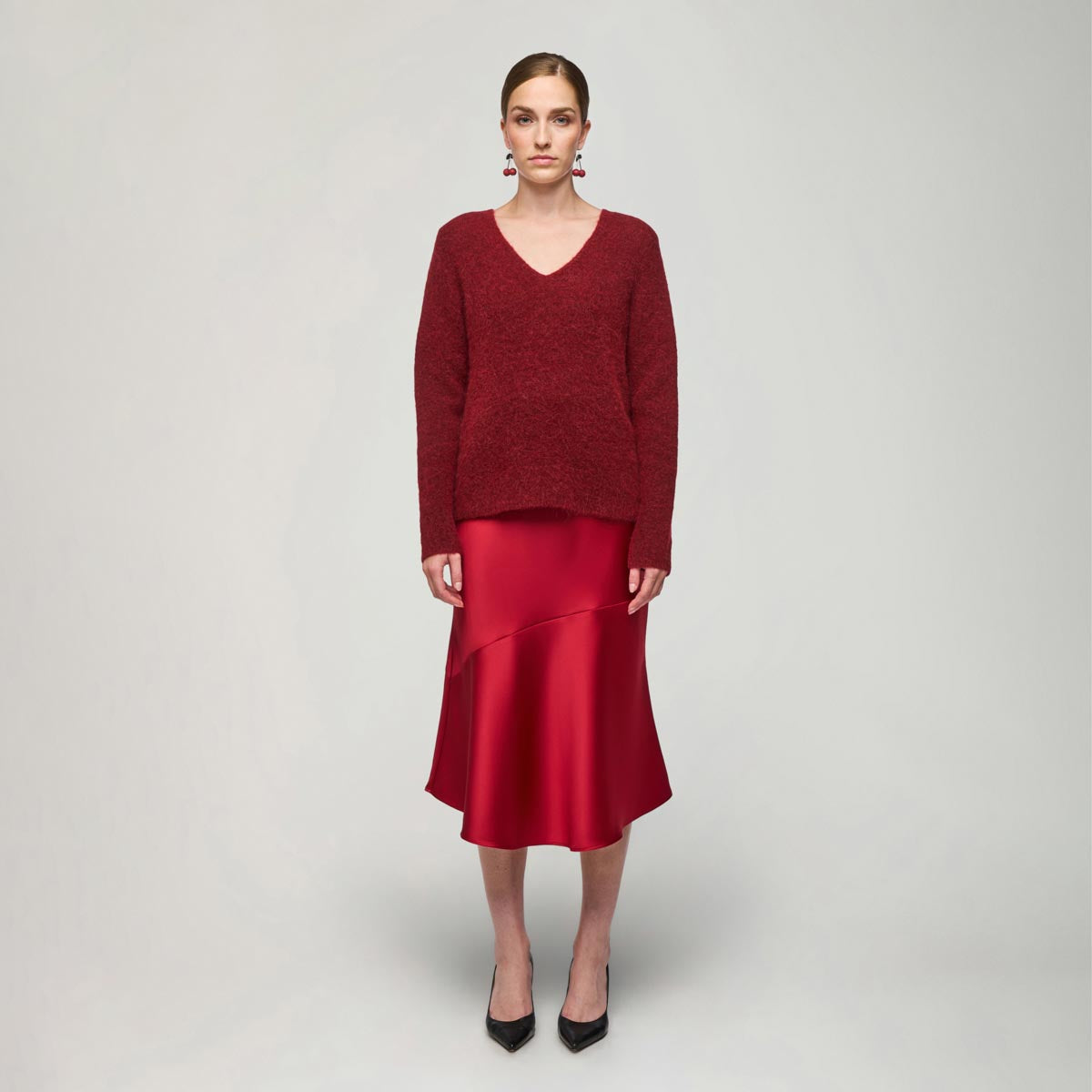 Senora-neulepaita, tummanpunainen