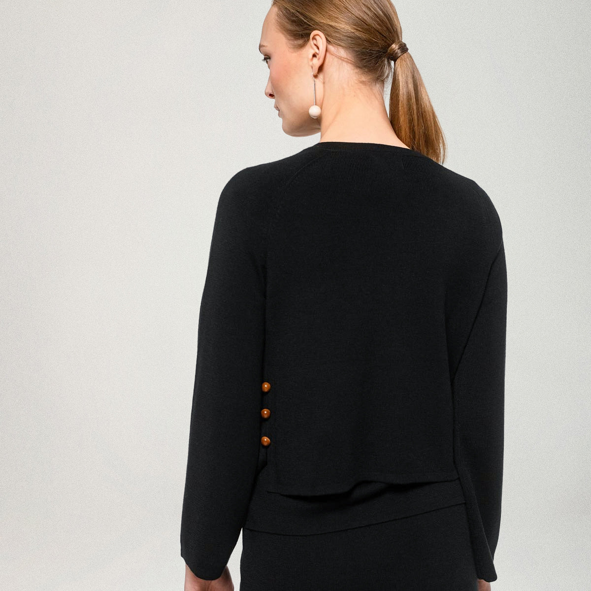 Blanka-neuletakki, musta