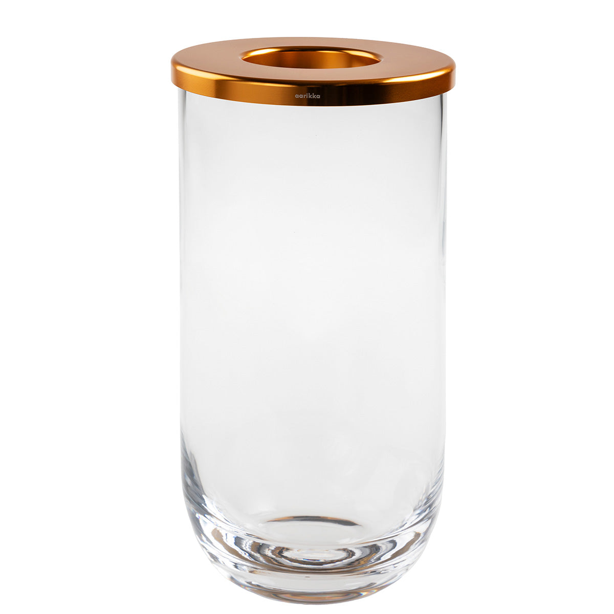 Duo-lasimaljakko, kirkas ja kulta, 24 cm