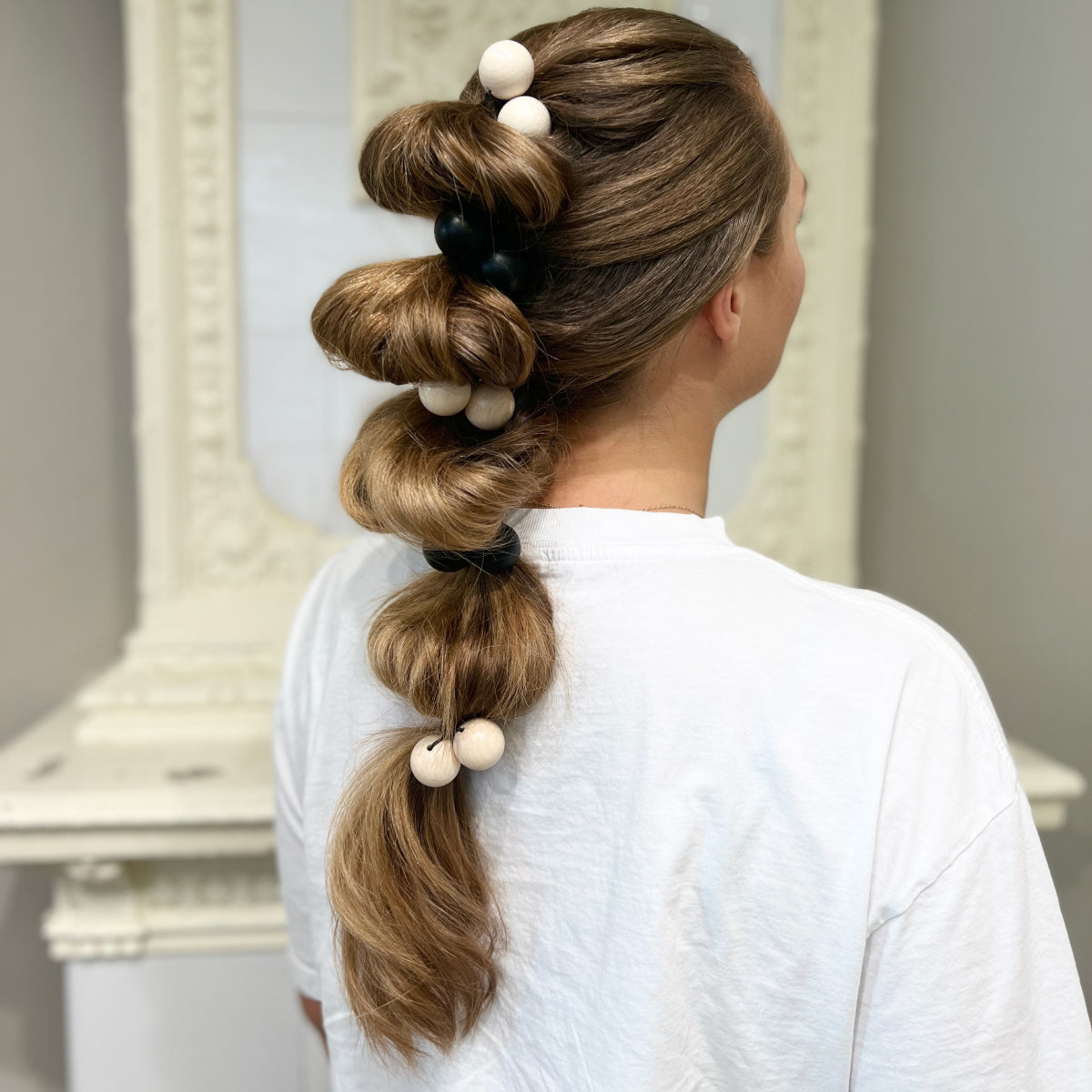 Pom pom-hiuspompula, oranssi