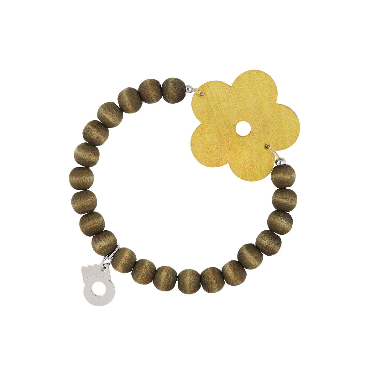 Lemmikki-rannekoru, kelta-vihreä