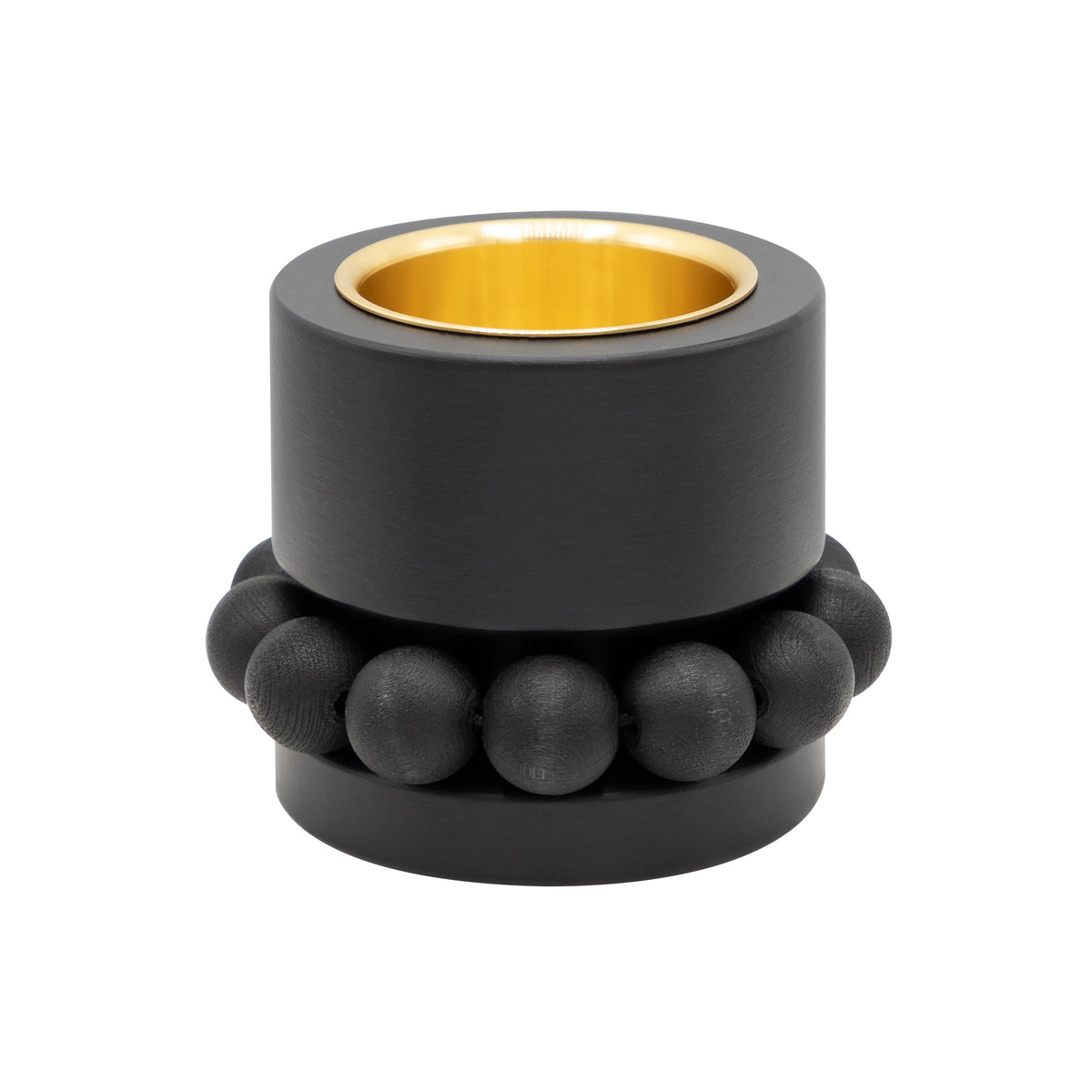 Prinsessa-kynttilänjalka, musta ja kulta