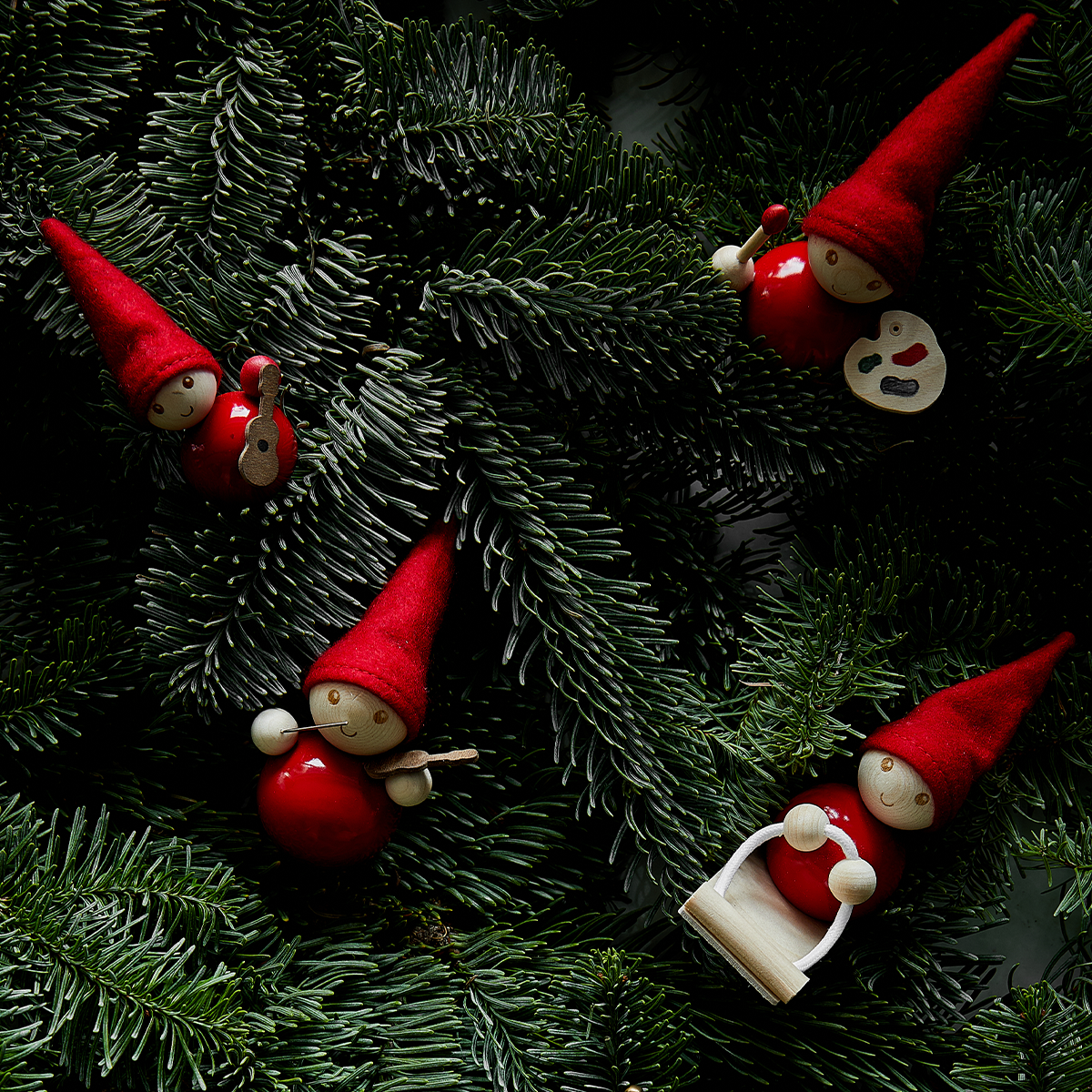 Tonttu Viulunsoittaja, 11 cm