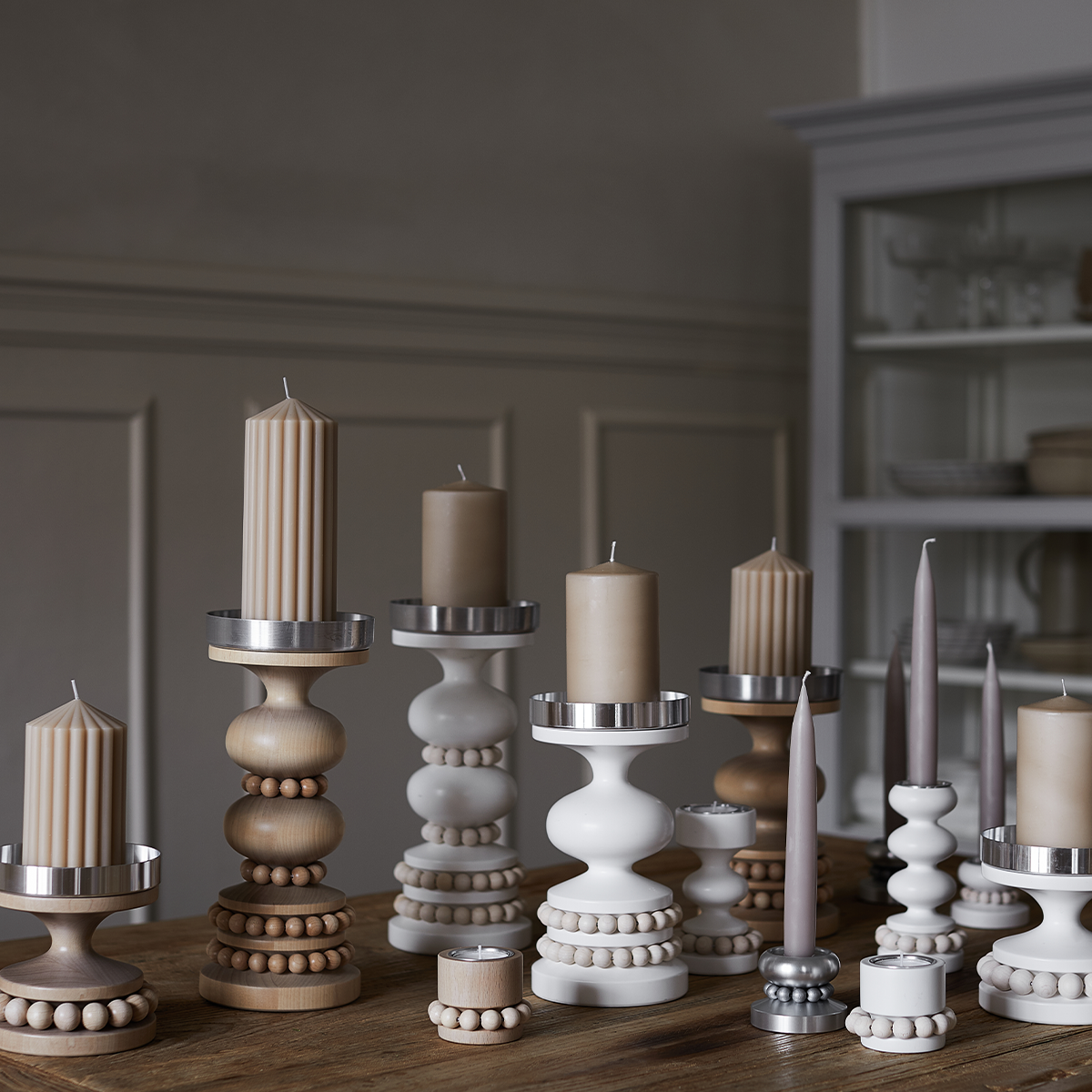 Miniprinssi-kynttilänjalka, hopea