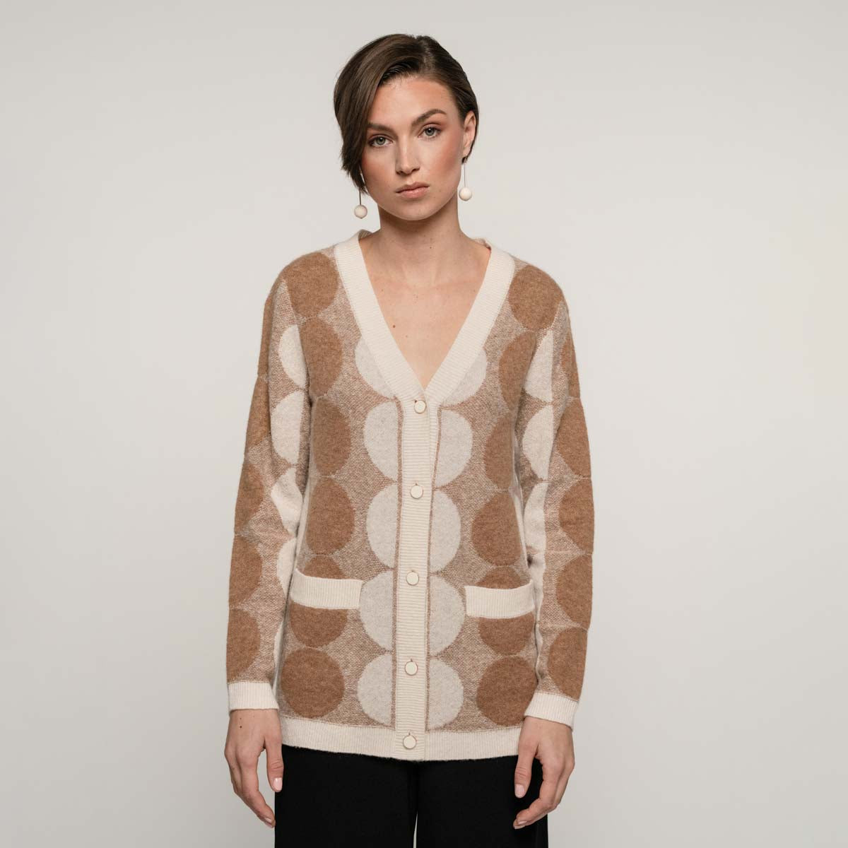 Sinna-neuletakki, Gleam, beige