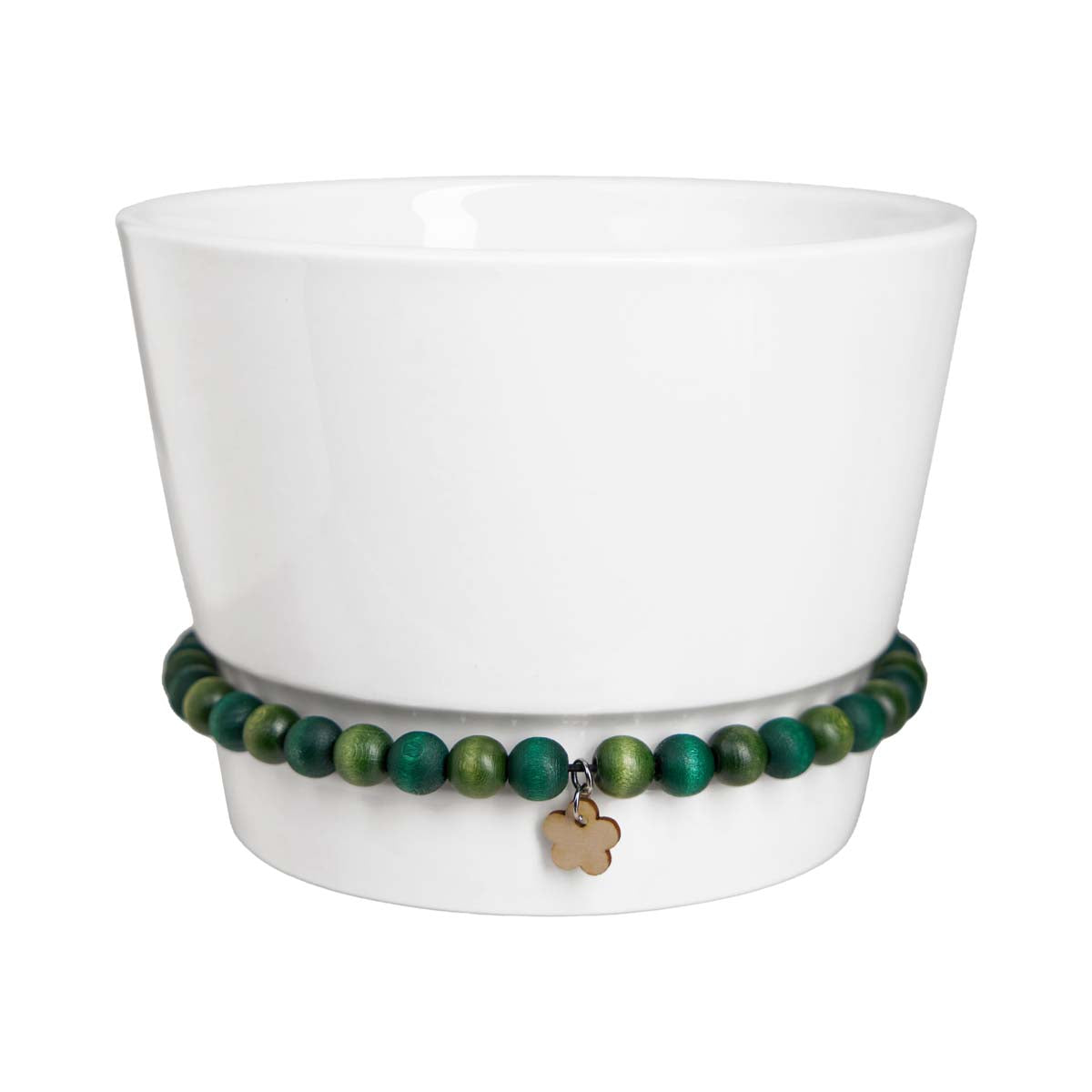 Nuppu-ruukku, vihreän sävyt, 15 cm