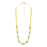 Lydia-kaulakoru, vihreä ja kulta