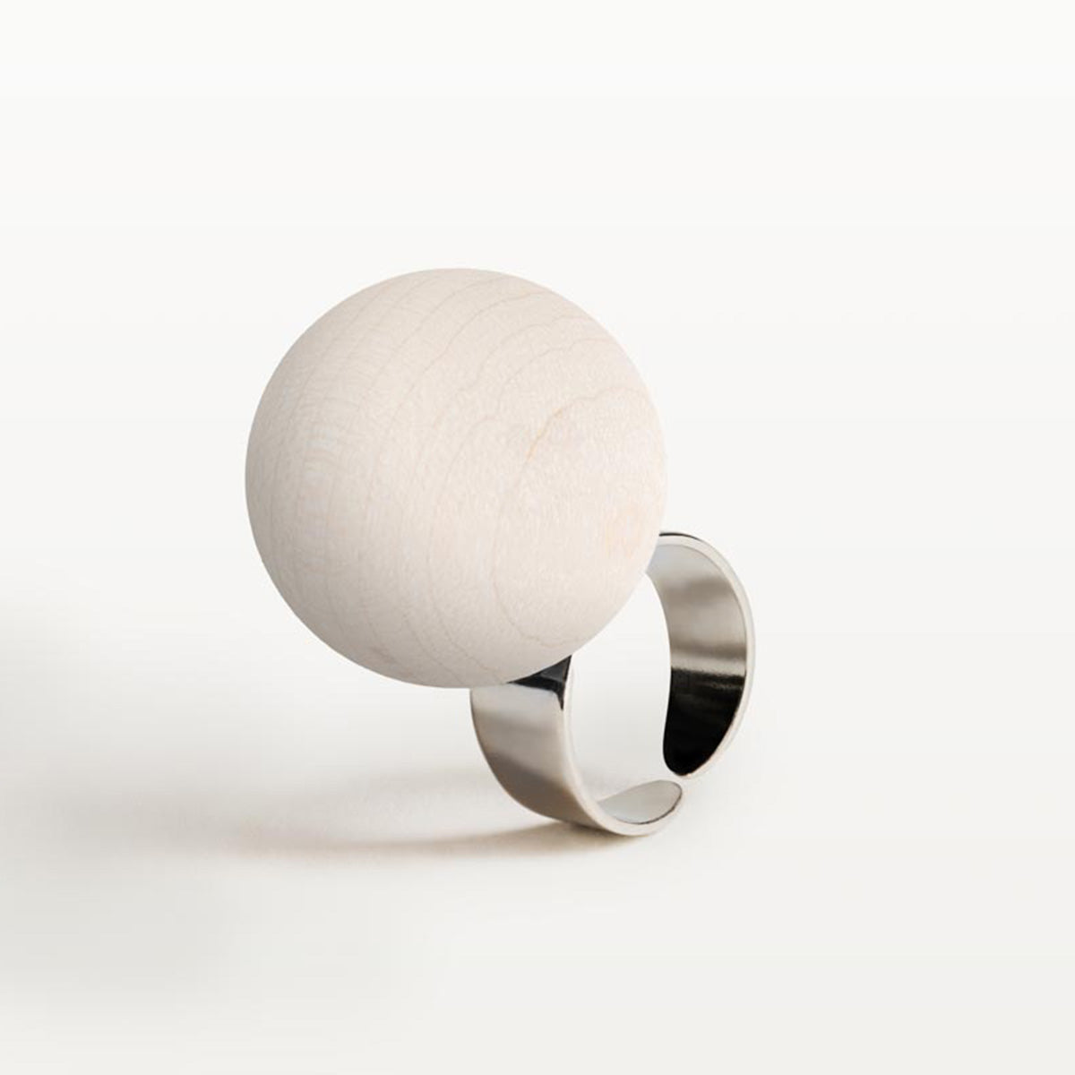 Luonto-sormus, luonnonvalkoinen