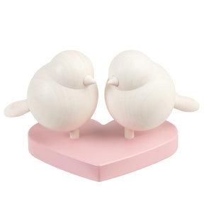 Kyyhkyläiset -puufiguuri, 7 cm
