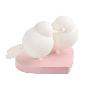 Kyyhkyläiset -puufiguuri, 7 cm