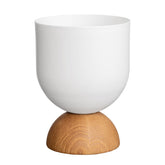 Duo-ruukku, lakattu puu ja valkoinen, ⌀ 14 cm
