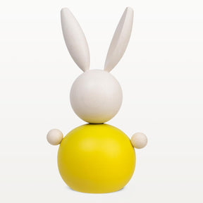 Pupujussi-puufiguuri, 16 cm, keltainen