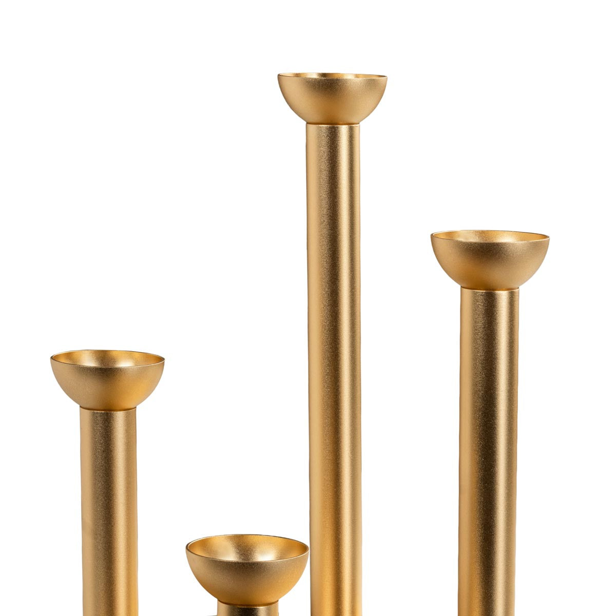 Pipe-adventtikynttelikkö, 18,5 cm, kulta