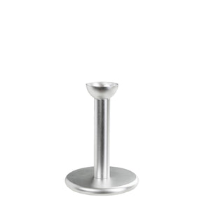 Pipe-kynttilänjalka, 10 cm, hopea