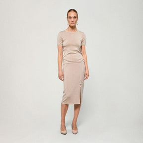 Elea-neulepaita, beige