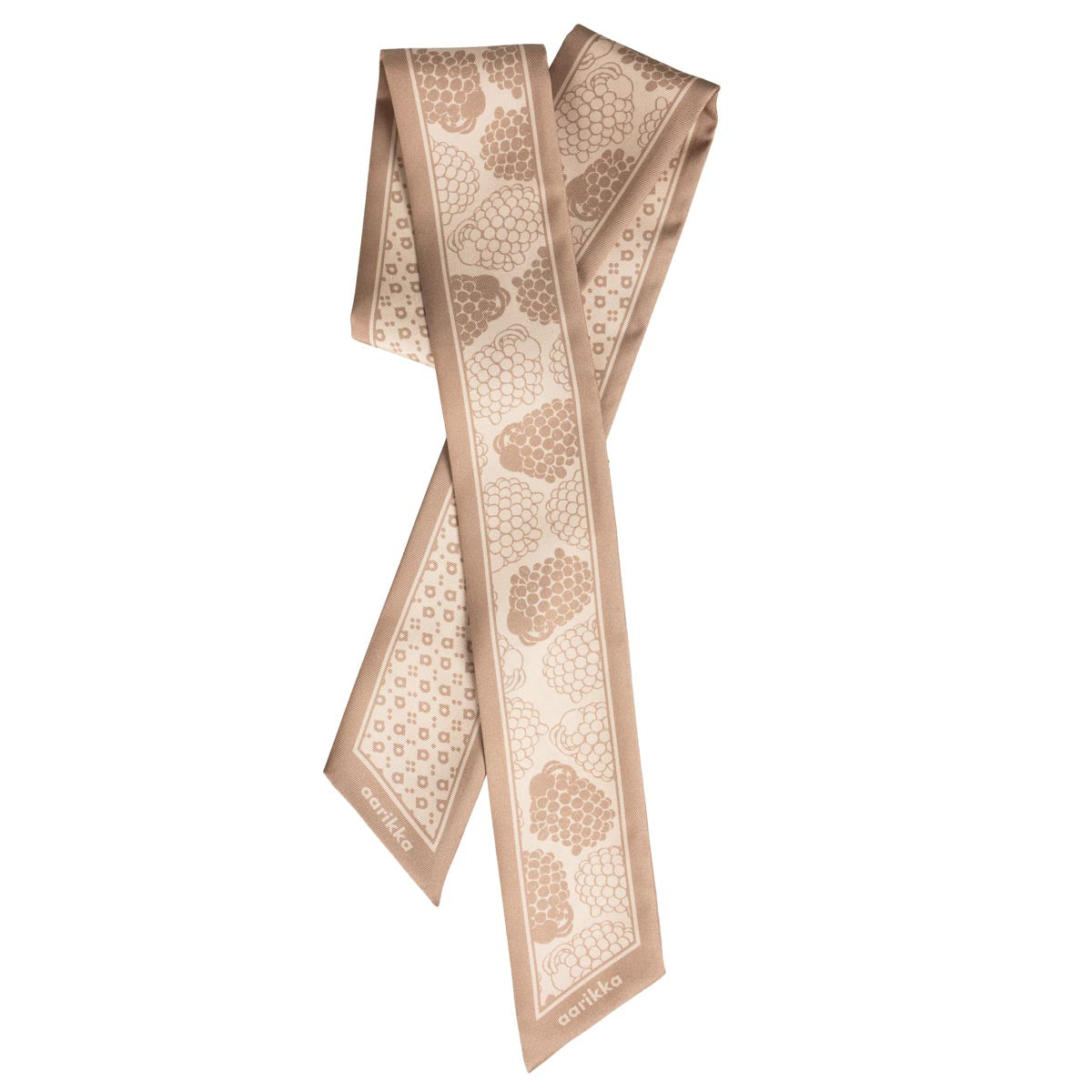 Mindi-silkkihuivi, Pässi, beige