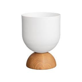 Duo-ruukku, lakattu puu ja valkoinen, ⌀ 10 cm
