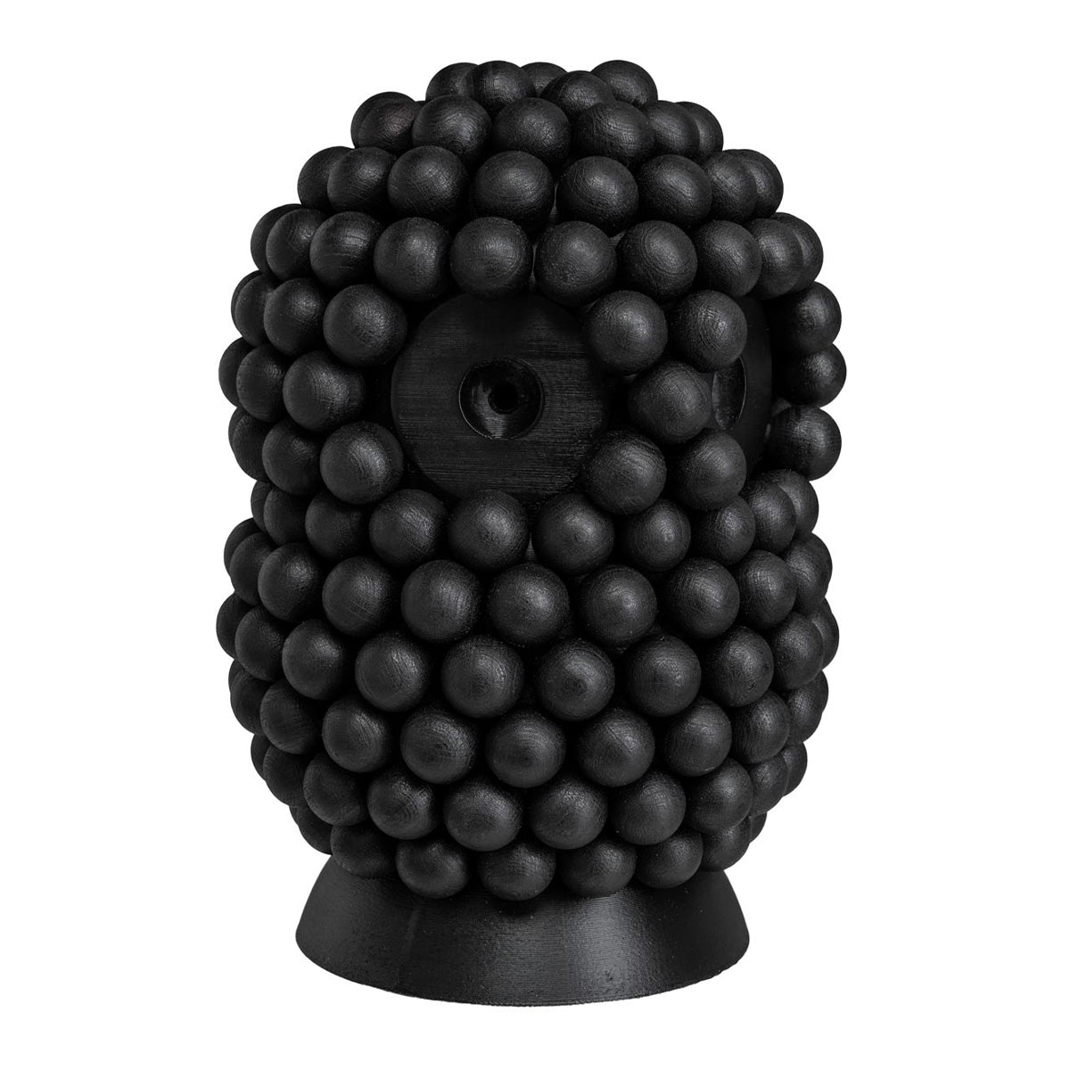 Helmipöllö-veistos, 16,5 cm, musta