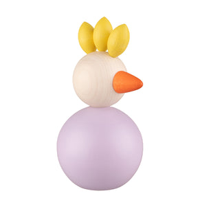 Kukkonen-puufiguuri, 7,5 cm, laventeli