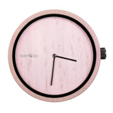 Aikapuu-kellotaulu, iso, vaaleanpunainen