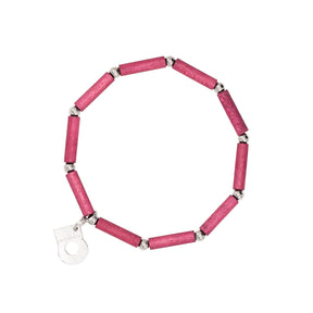 Hento-rannekoru, tummanpunainen